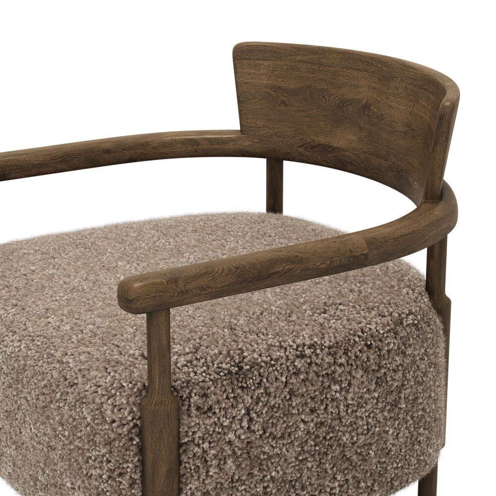 Amber Lewis x Four Hands Bennett Arm Chair in Taupe Shearling, , large