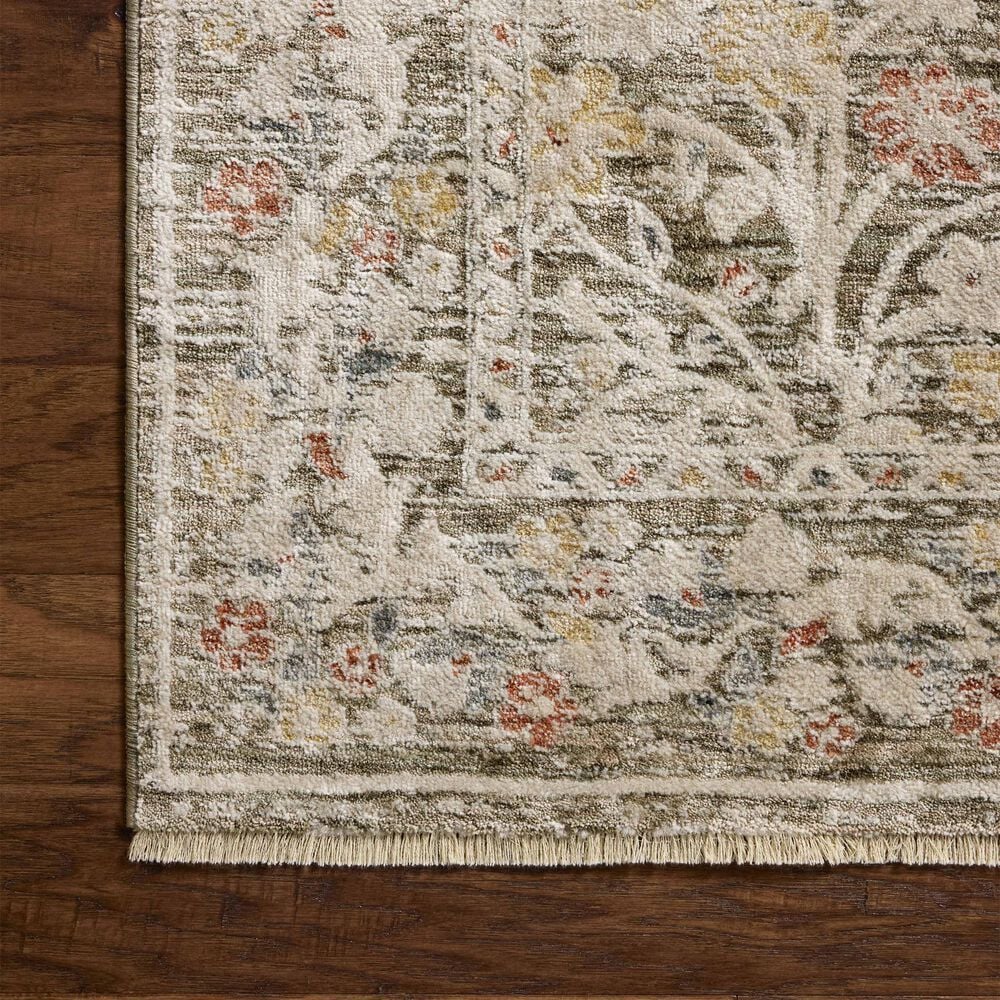 Loloi Clarisse Olive and Multicolor 5&#39;1&quot; x 7&#39;6&quot; Area Rug, , large