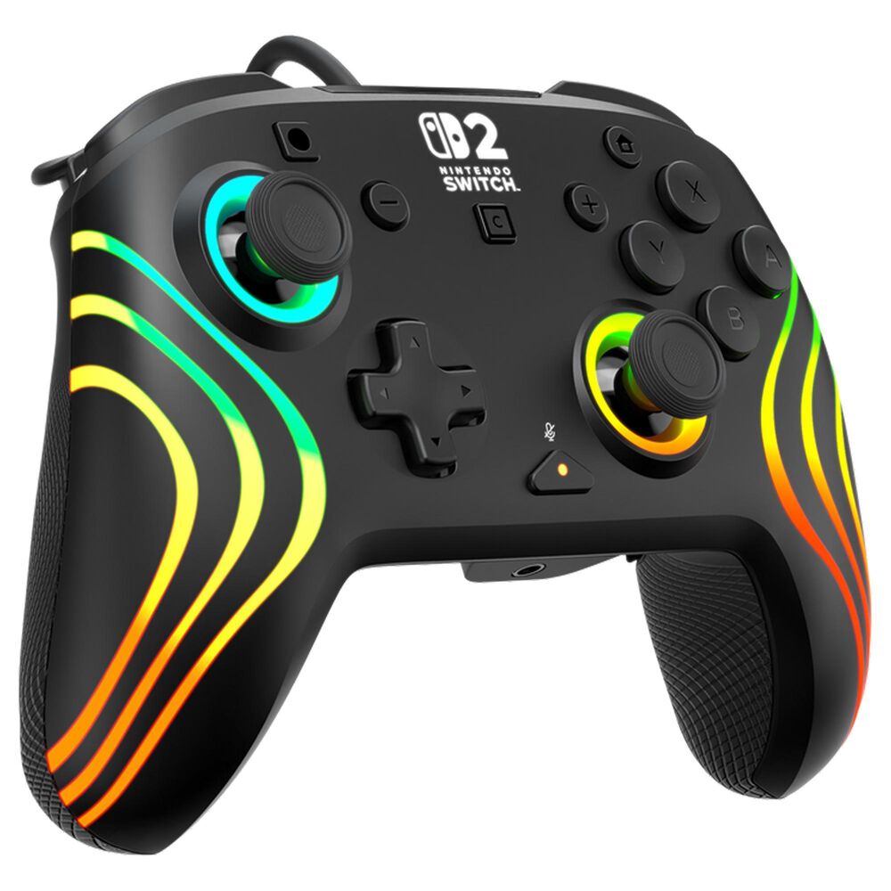 Turtle Beach Afterglow Wave Wired RBG Gaming Controller for Nintendo Switch 2 in Black, , large