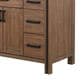 Lexora Home Ziva 48" Single Bathroom Vanity in Rustic Barnwood with 2 cm White Quartz Top and Rectangular Sink, , large