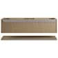 James Martin Allamari 72" Double Bathroom Vanity in Dune Mist with 3 cm Victorian Silver Top, Rectangular Sinks and FreePower Wireless Charger, , large