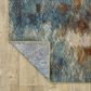Oriental Weavers Venice Forli 2"3" x 7"6" Blue and Gold Runner, , large