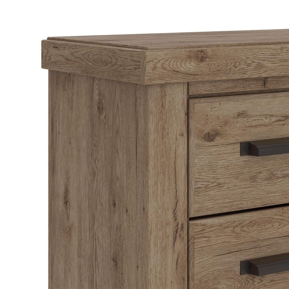 Ashley KING PANEL BED WITH DRESSER AND NIGHTSTAND, , large