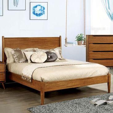 Furniture of America Lennart Full Platform Bed in Oak, , large