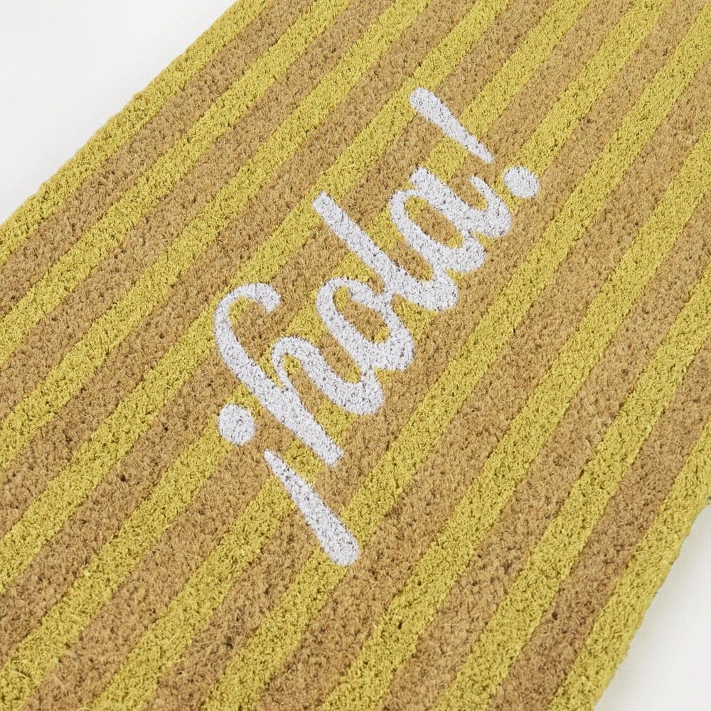 Balta Rugs Hola Yellow 1&#39;6&quot; x 2&#39;6&quot; Door Mat, , large