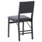Linon Home Decor Norway Folding Chair in Black, , large