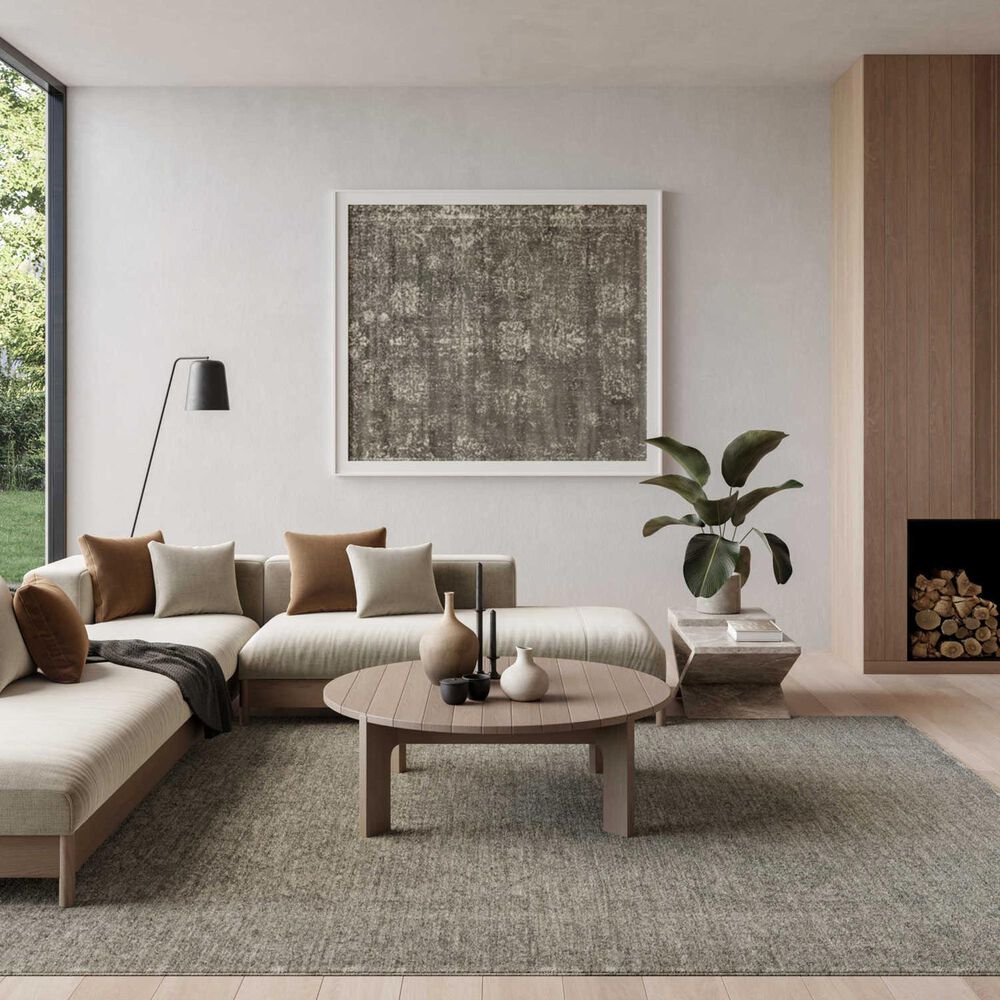 Nourison Moonlit Slate 5'3" x 7'6" Area Rug, , large