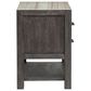 Nicolette Home Plum Creek 2 Drawer Nightstand with Shelf in Ravenwood Black, , large