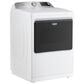 Maytag 5.2 Cu. Ft. Smart Pet Pro Top Load Agitator Washer and 7.4 Cu. Ft. Smart Electric Top Load Dryer Laundry Pair in White, , large