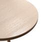 Leisuremod LeisureMod Verve Collection 48 Round Dining Table, White Base with Light Natural Wood MDF Top, , large