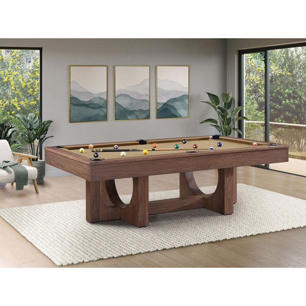 Imperial Rowan 8' Pool Table in Light Walnut, , large