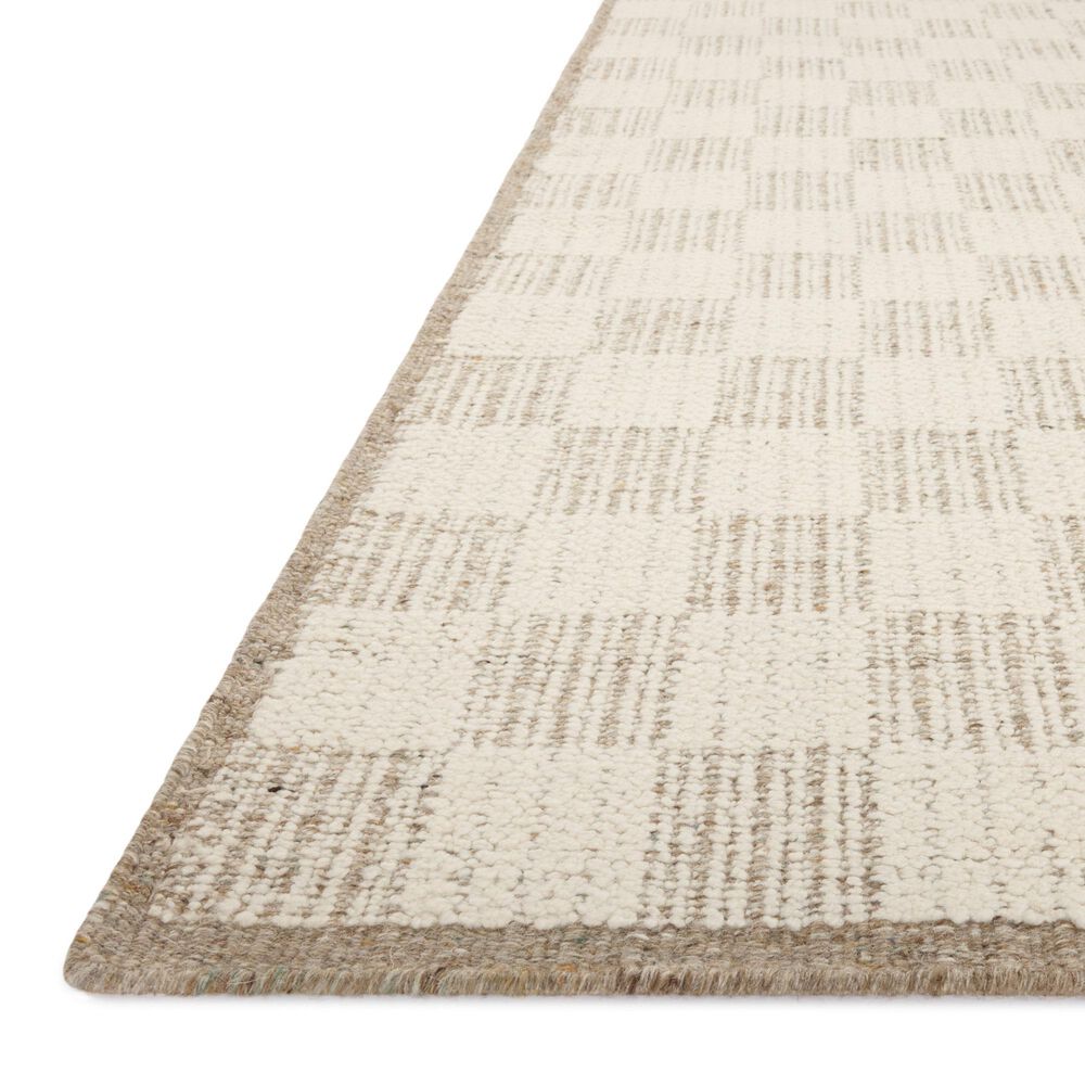 Loloi Knox Ivory and Khaki 8&#39;6&quot; x 11&#39;6&quot; Area Rug, , large
