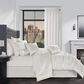 J. Queen New York Calvari 4-Piece King Comforter Set in Platinum, , large