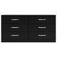 Ashley Finch 6-Drawer Dresser in Black, , large