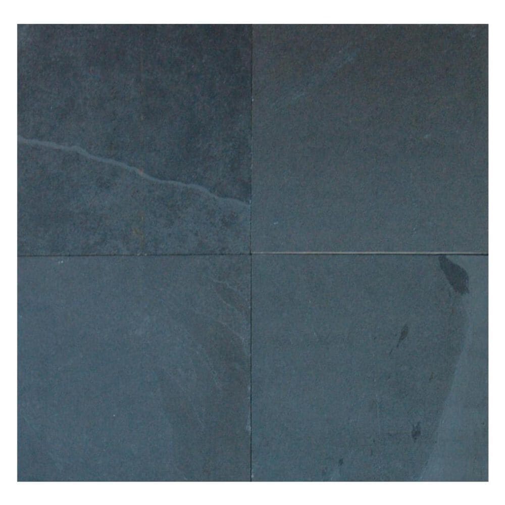 MS International Montauk Black Slate 24" x 24" Gauged Natural Stone Tile, , large