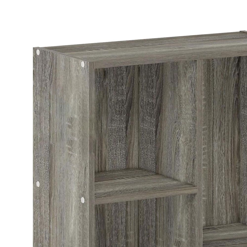 HOMLUX 5-Cube Open Shelf Storage Bookcase in French Oak, , large