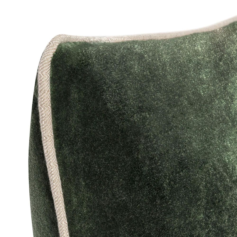 Classic Home Heirloom 22&quot; x 22&quot; Throw Pillow in Forest Green and Natural, , large