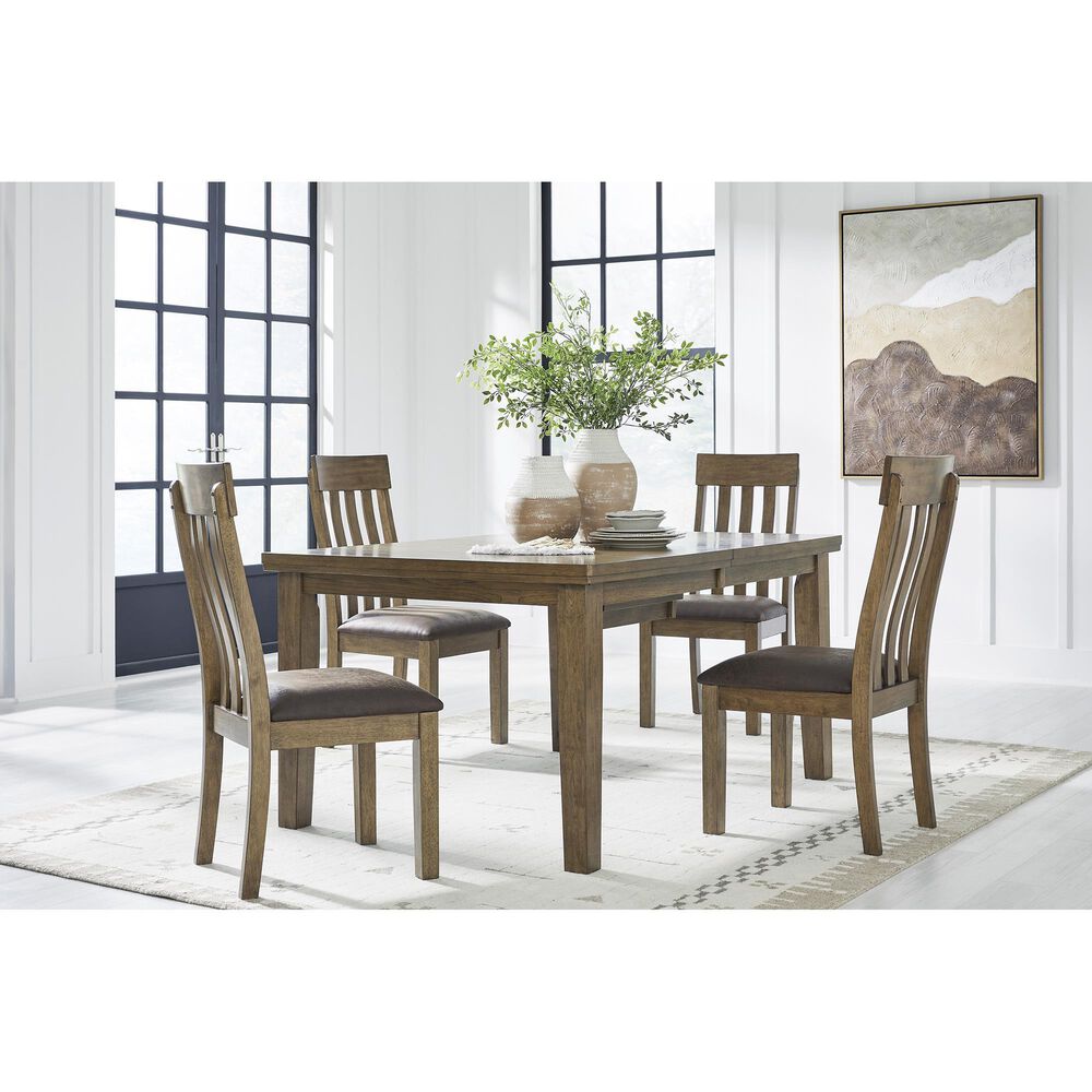 Ashley Urbinforte Side Chair in Light Brown, , large