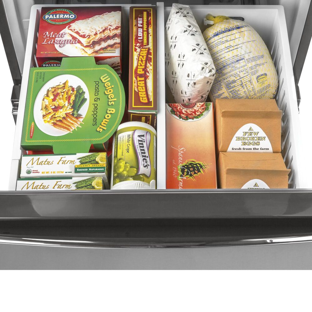 GE Appliances 11.9 Cu. Ft. Counter Depth Bottom-Freezer Refrigerator in Stainless Steel, , large