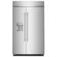 KitchenAid 29.4 Cu. Ft. Built-In Side-by-Side Refrigerator with Exterior Water and Ice Dispenser in PrintShield Stainless Steel, , large