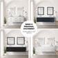 Lexora Home Castor 72" Double Bathroom Vanity in Blue with 2 cm White Cultured Marble Top and Rectangular Sinks, , large