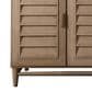 James Martin Vanities Portland 48" Single Bathroom Vanity in Whitewashed Walnut with 3 cm Charcoal Soapstone Quartz Top and Rectangular Sink, , large