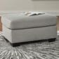 Ashley Greenbriar Ottoman in Smoke, , large
