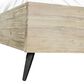 Blue River Bridges Queen Platform Bed in Natural and Gray, , large