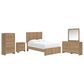 Ashley Gramburg 5 Piece Full Panel Bedroom Set in Warm Brown, , large
