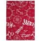 Dalyn Rug Company Harbor Nautical 2"6" x 3"10" Red Indoor/Outdoor Area Rug, , large