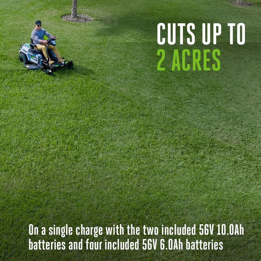 EGO Power+ 42" Z6 Zero Turn Battery-Powered Riding Mower with E-Steer Technology, , large