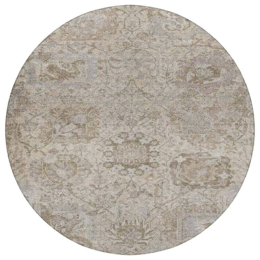 Dalyn Rug Company Tabrook TB15 Ivory 8" Round Area Rug, , large