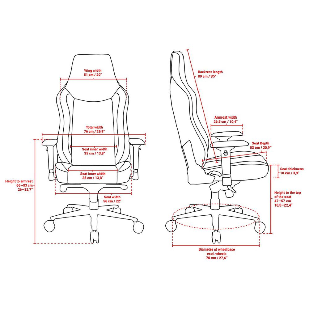 Arozzi Vernazza XL Soft PU Gaming Chair in Pure Black, , large