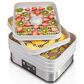 Hamilton Beach 5-Tray Food Dehydrator in Silver and White, , large
