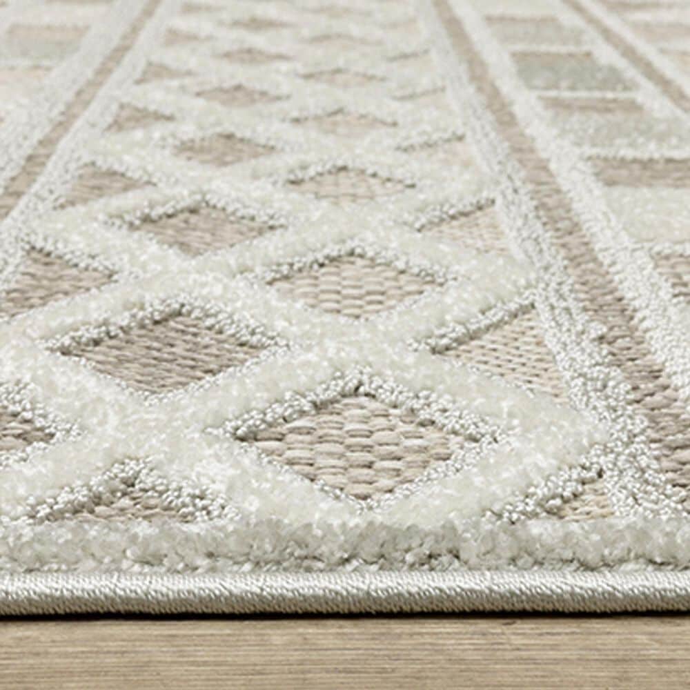 Oriental Weavers Tangier TAN09 3&#39;3&quot; x 5&#39; Beige Area Rug, , large