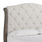 Ashley Ardenfield King Upholstered Sleigh Bed in Light Brown, , large