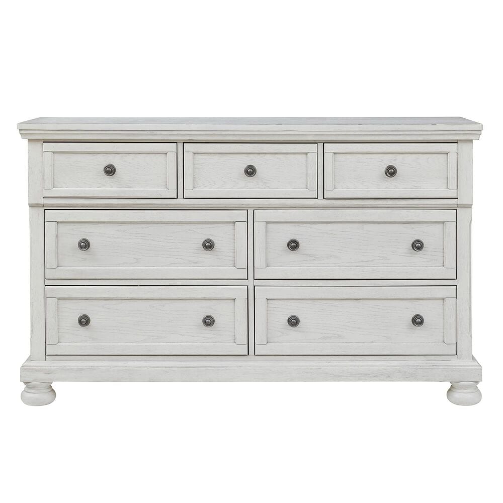 Ashley Robbinsdale 7 Drawer Dresser in Antique White, , large