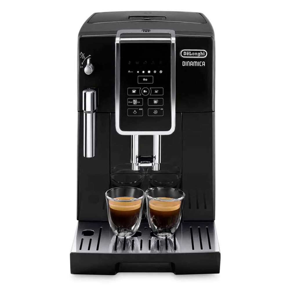 Delonghi Dinamica Automatic Coffee & Espresso Machine with Iced Coffee,  TrueBrew Over Ice in Black