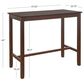 Linon Home Decor Claridge Bar Height Pub Table in Rich Brown - Table Only, , large