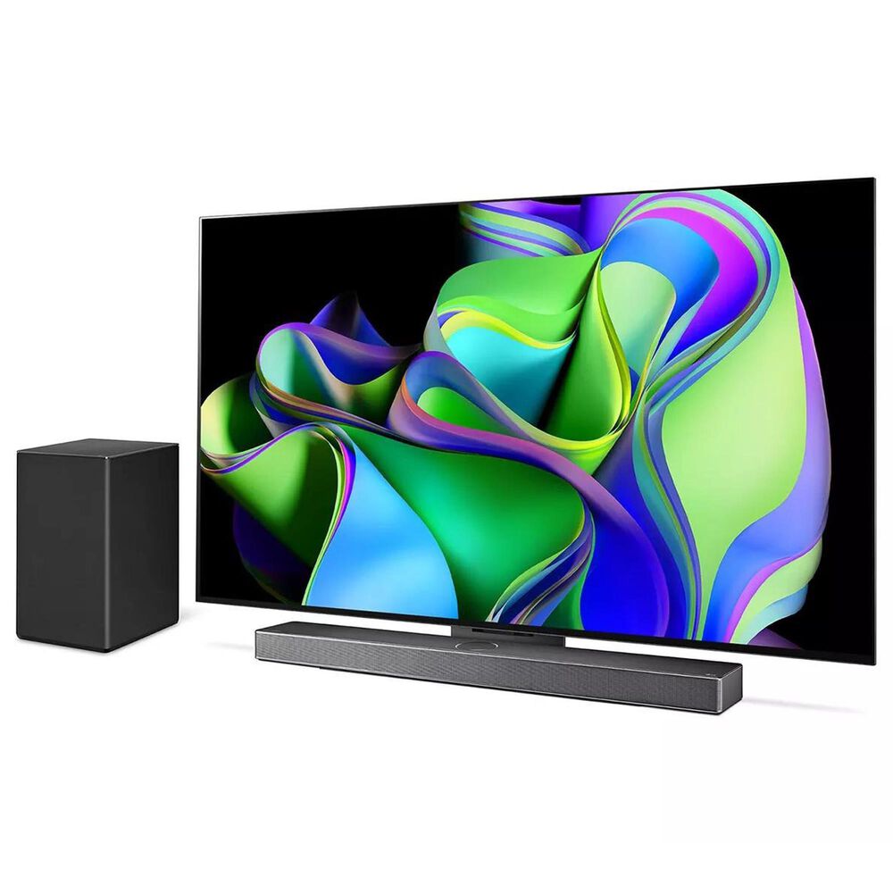 LG 83&quot; 4K OLED TV w/ Soundbar Sys, , large