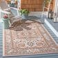 Safavieh Cabana CBN680B 6" x 9" Beige and Orange Indoor/Outdoor Area Performance Rug, , large