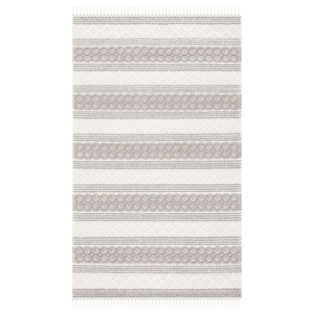 Safavieh Natura NAT859A 3" x 5" Ivory and Grey Area Rug, , large