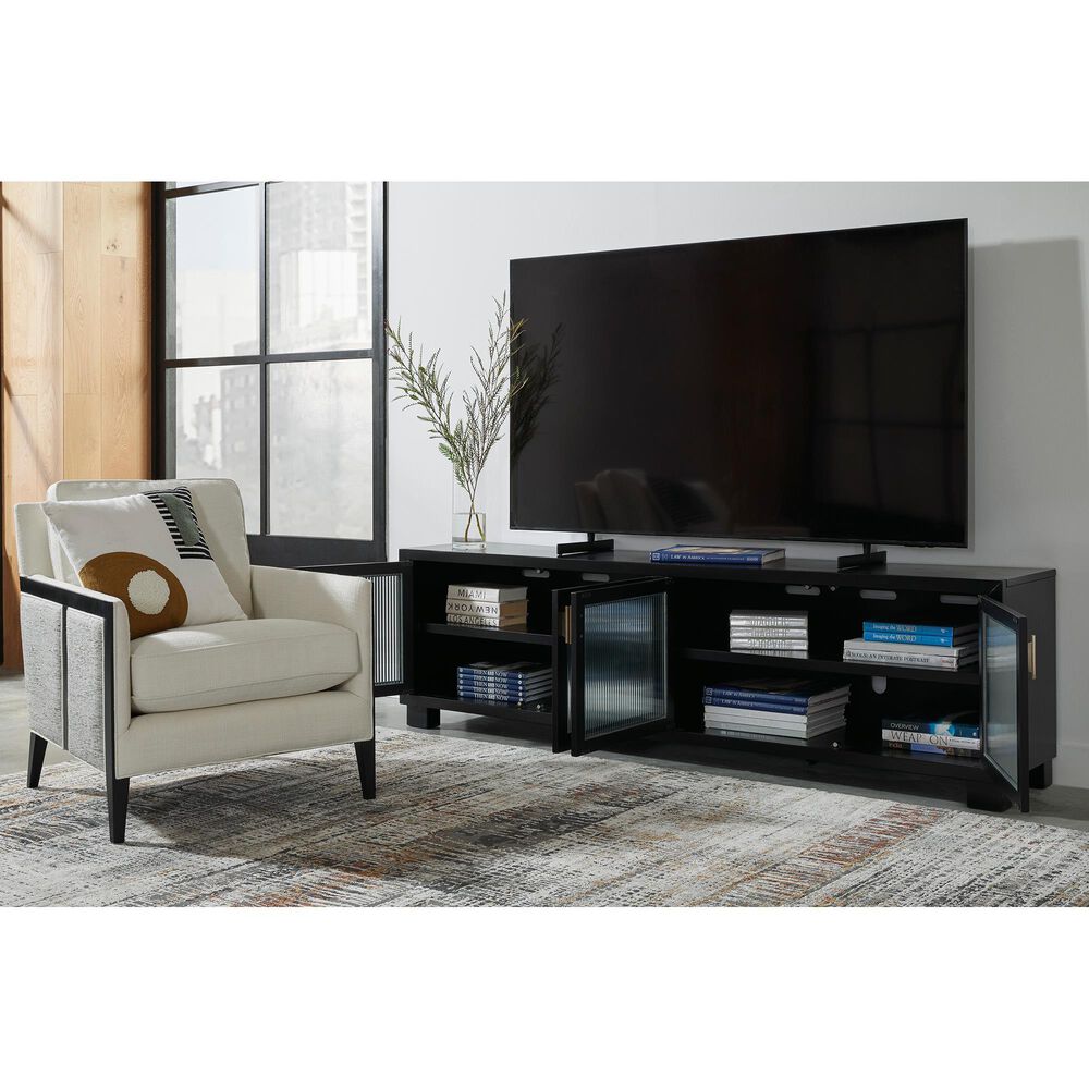 Ashley Winbardi 85&quot; TV Stand in Black, , large