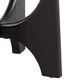 Bassett Mirror Company Dunnigan Round End Table in Black Matte, , large