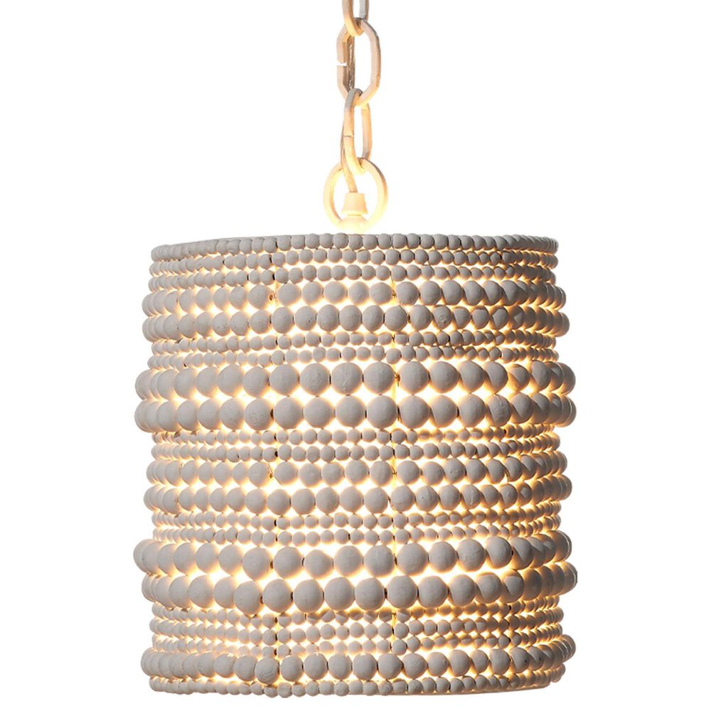 Jamie Young Direct Ship Delmont 1-Light Pendant in White, , large