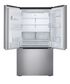 LG 25.5 Cu. Ft. 3-Door French Door Refrigerator with Ice and Water Dispenser in Noble Steel, , large