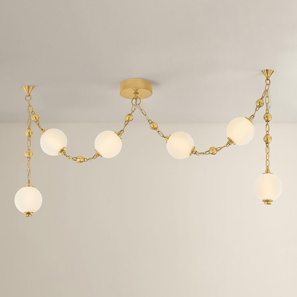 Troy Lighting Corda 6-Light Linear in Vintage Brass, , large