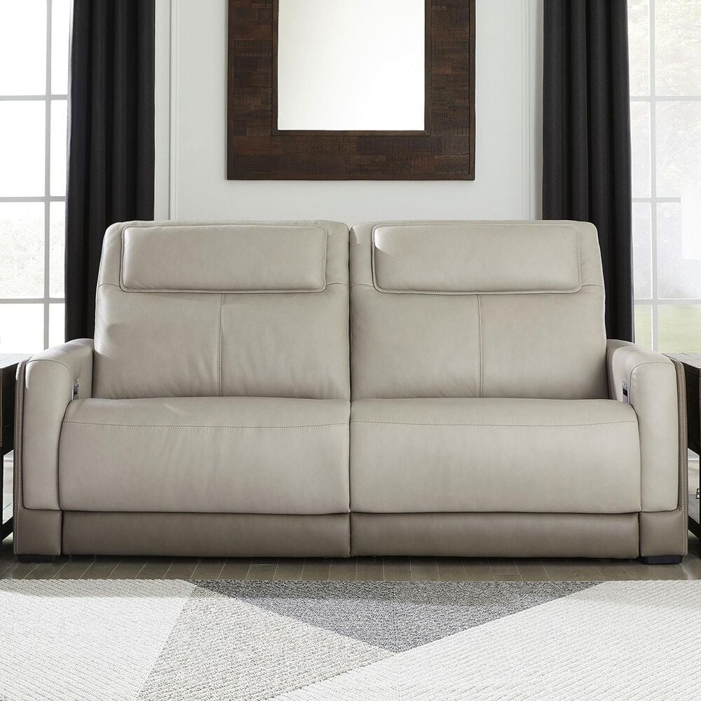 Ashley Battleville Power Reclining Sofa in Almond, , large