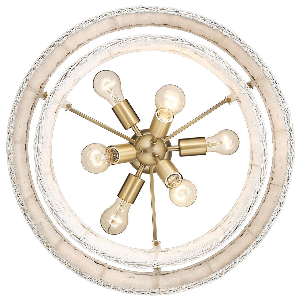 Golden Lighting Erma 6-Light Chandelier in Brushed Champagne Bronze, , large
