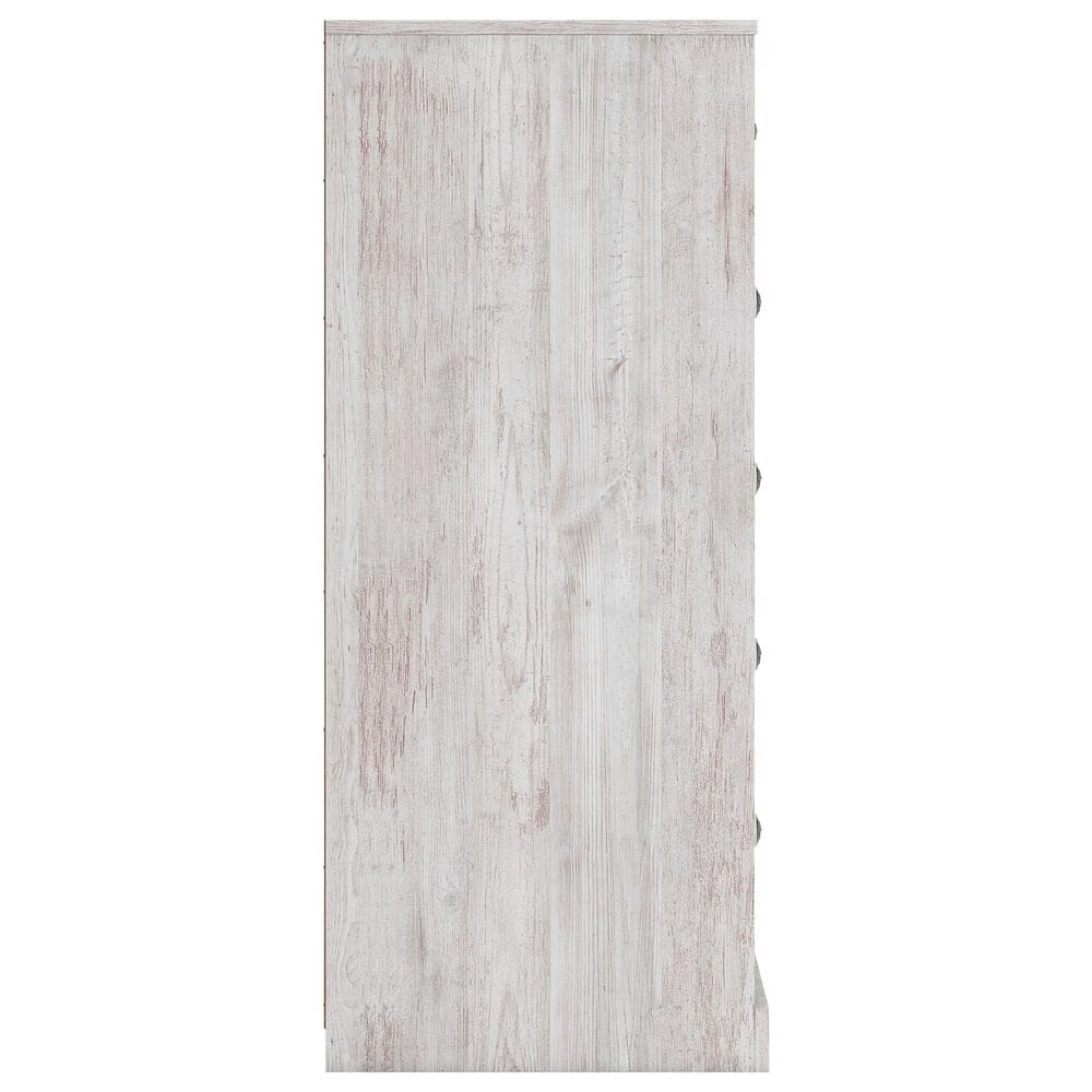 Ashley Paxberry 5-Drawer Chest in Whitewash, , large